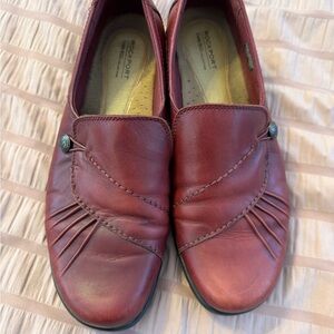 Rockport Women's Red Leather Shoes
